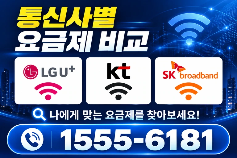 삼척시 가곡면 통신사별 요금제 비교